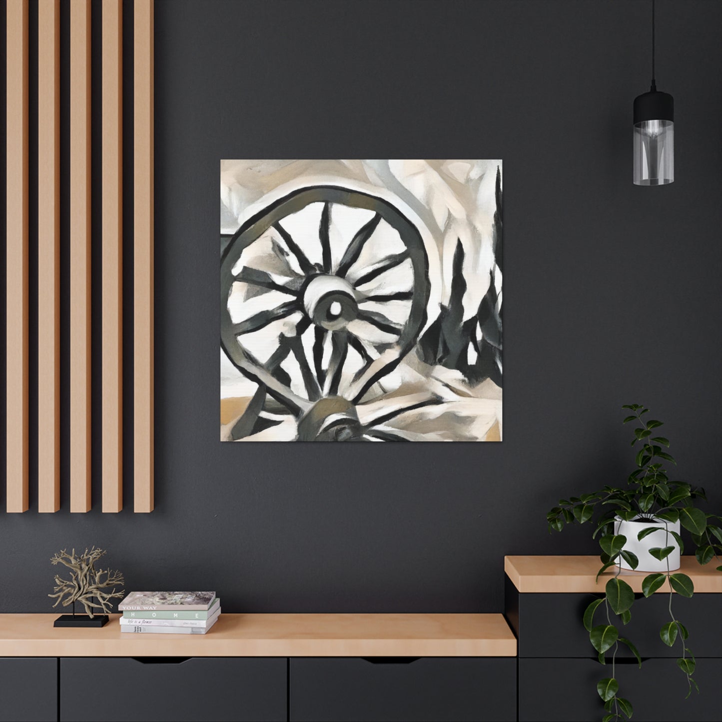 Wagon Wheel Revolutions - Canvas