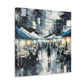 Illuminated Urban Tranquility - Canvas