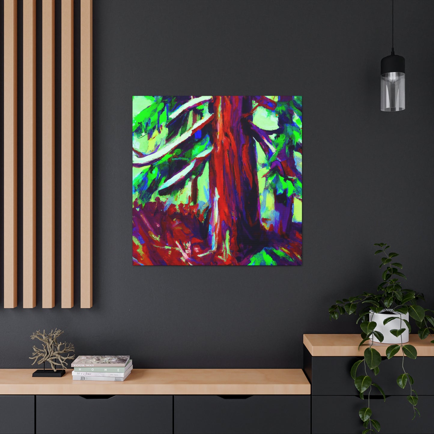 "Redwood in Abstraction" - Canvas