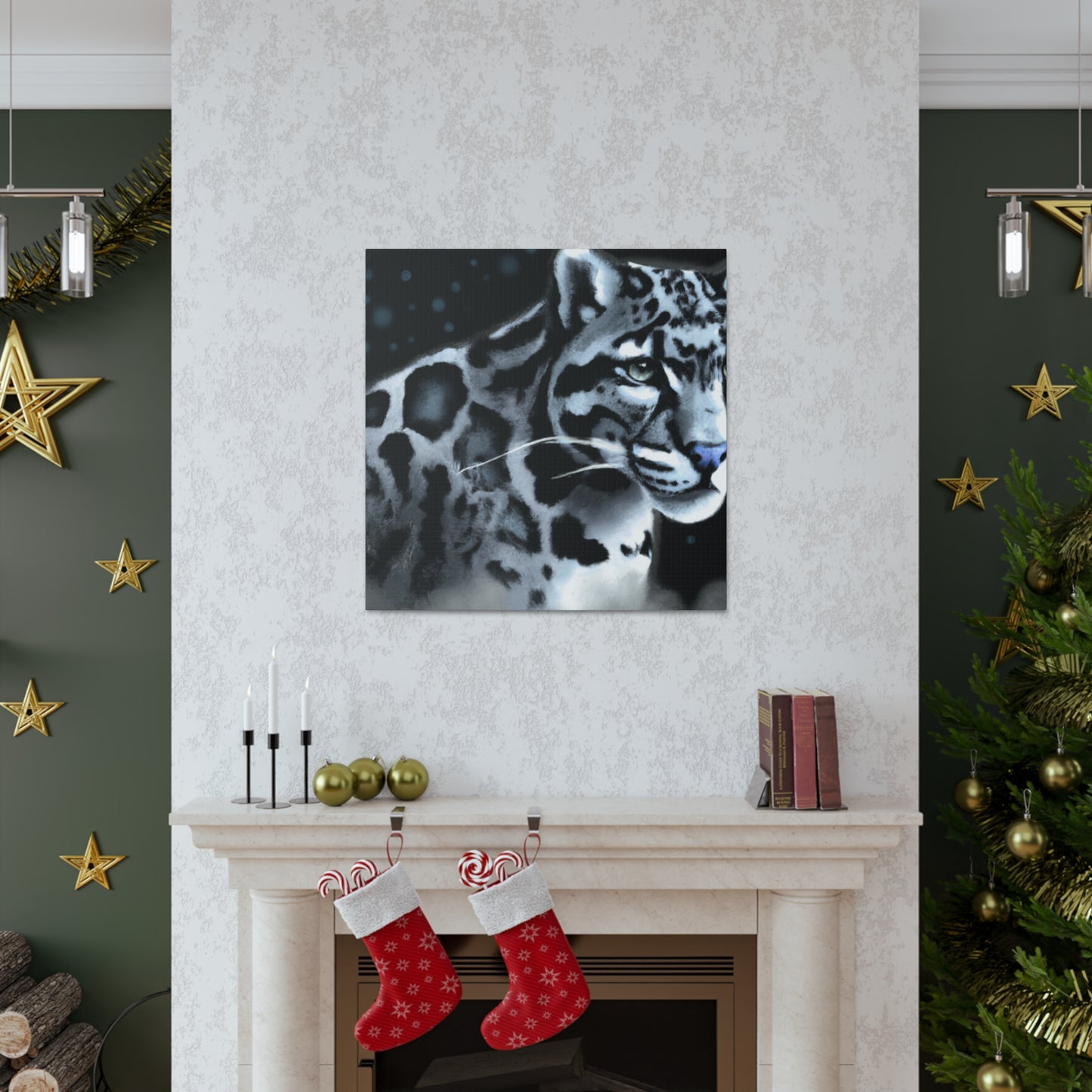 Clouded Leopard Majesty - Canvas