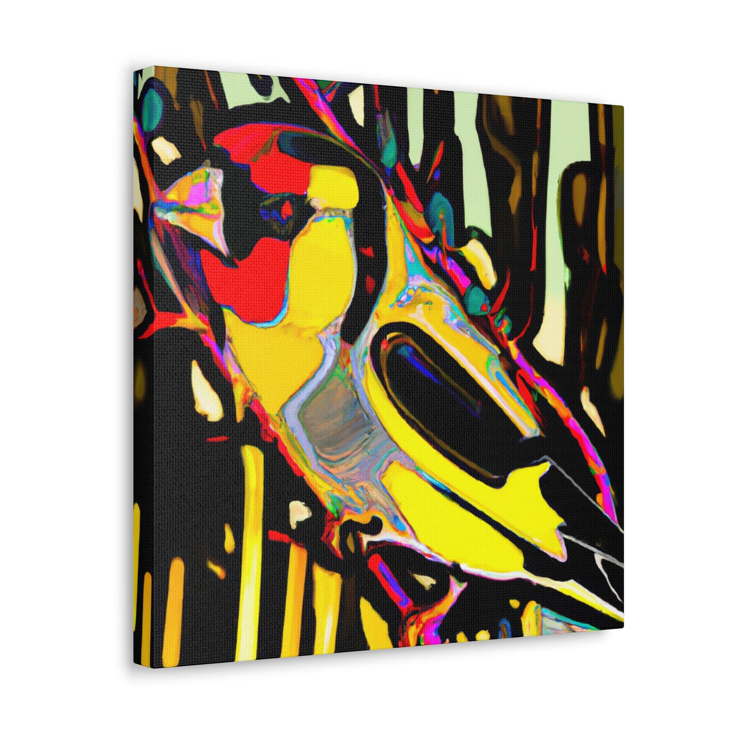 "American Goldfinch Flight" - Canvas