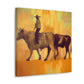 Cattle Drive Epic Scene - Canvas