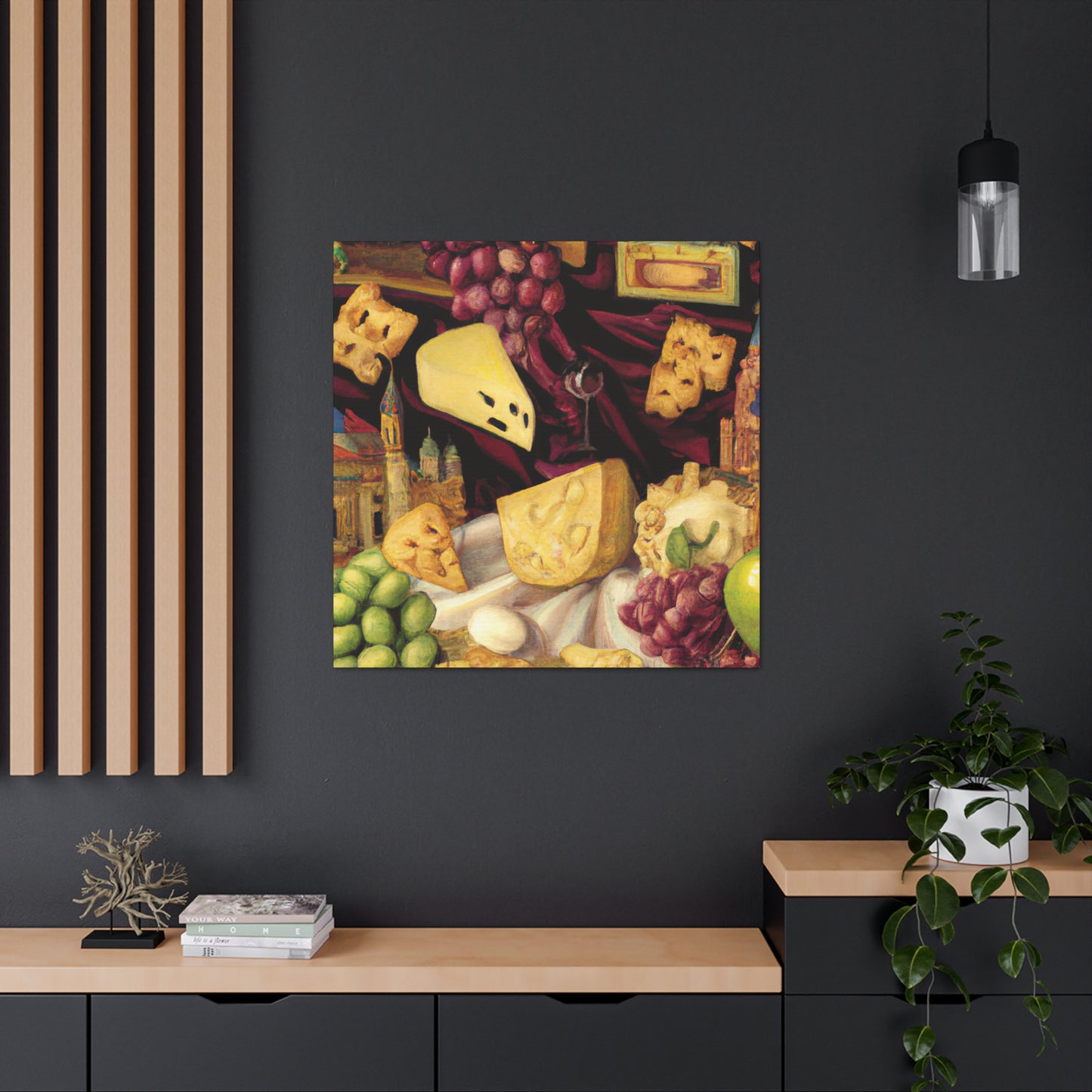 "Glorious Dairy Fruit Feast" - Canvas