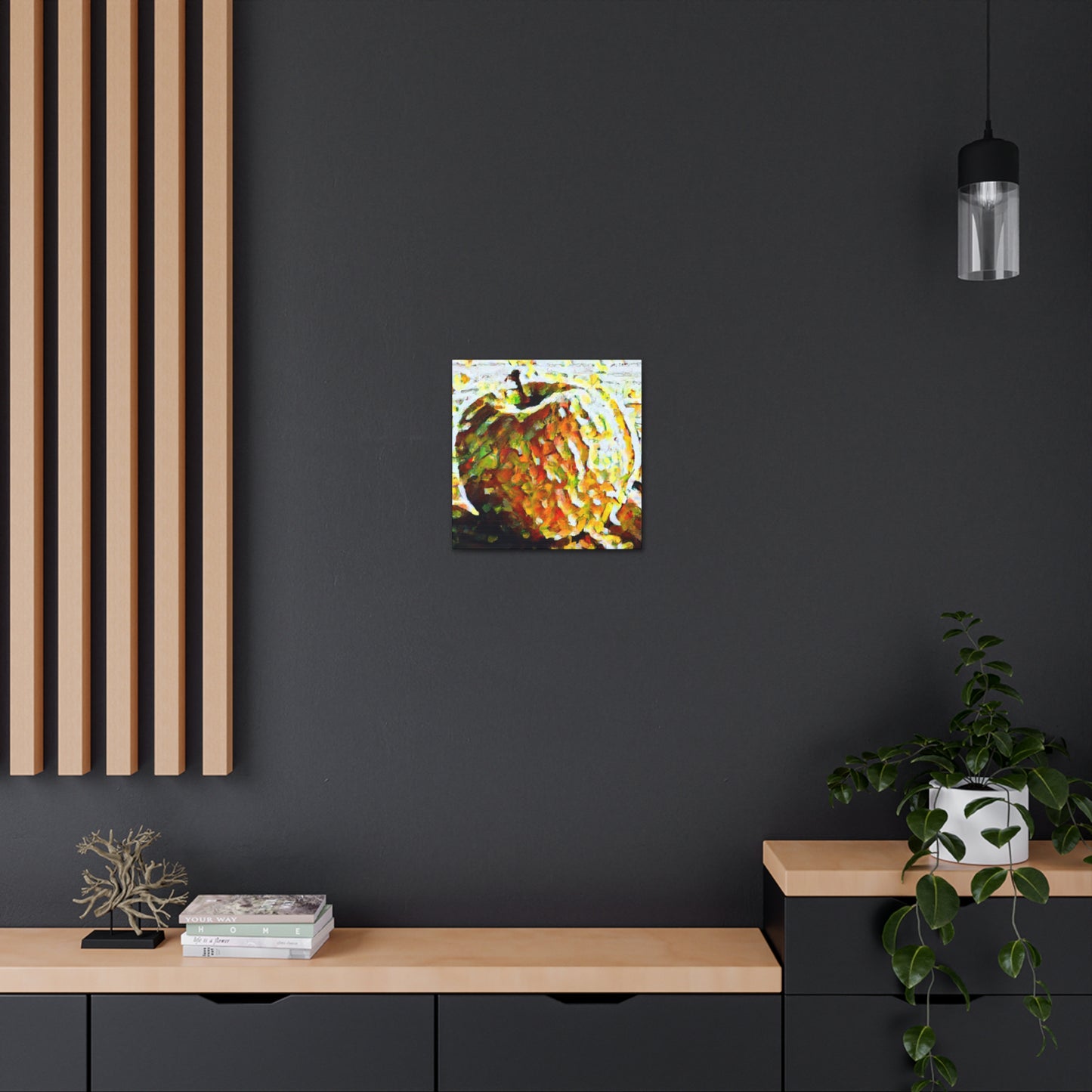 "Apple in Post-Impressionism" - Canvas