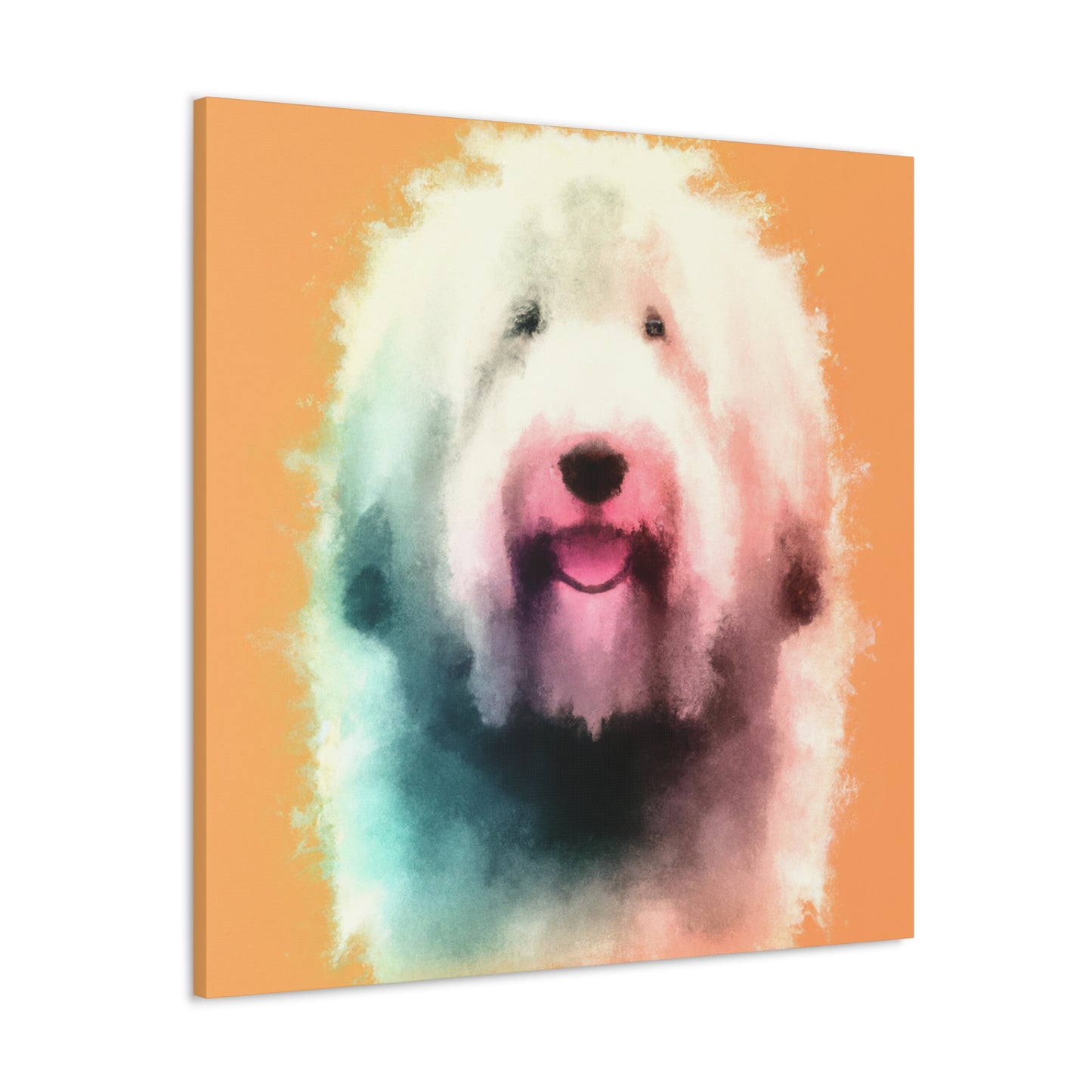 Old English Sheepdog Joy - Canvas