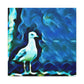 Seagull in Abstraction - Canvas