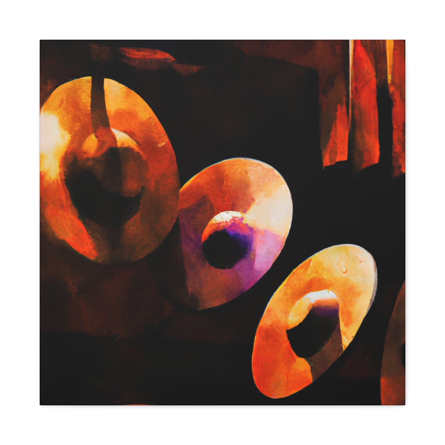 "Cymbal Symphony Illumination" - Canvas