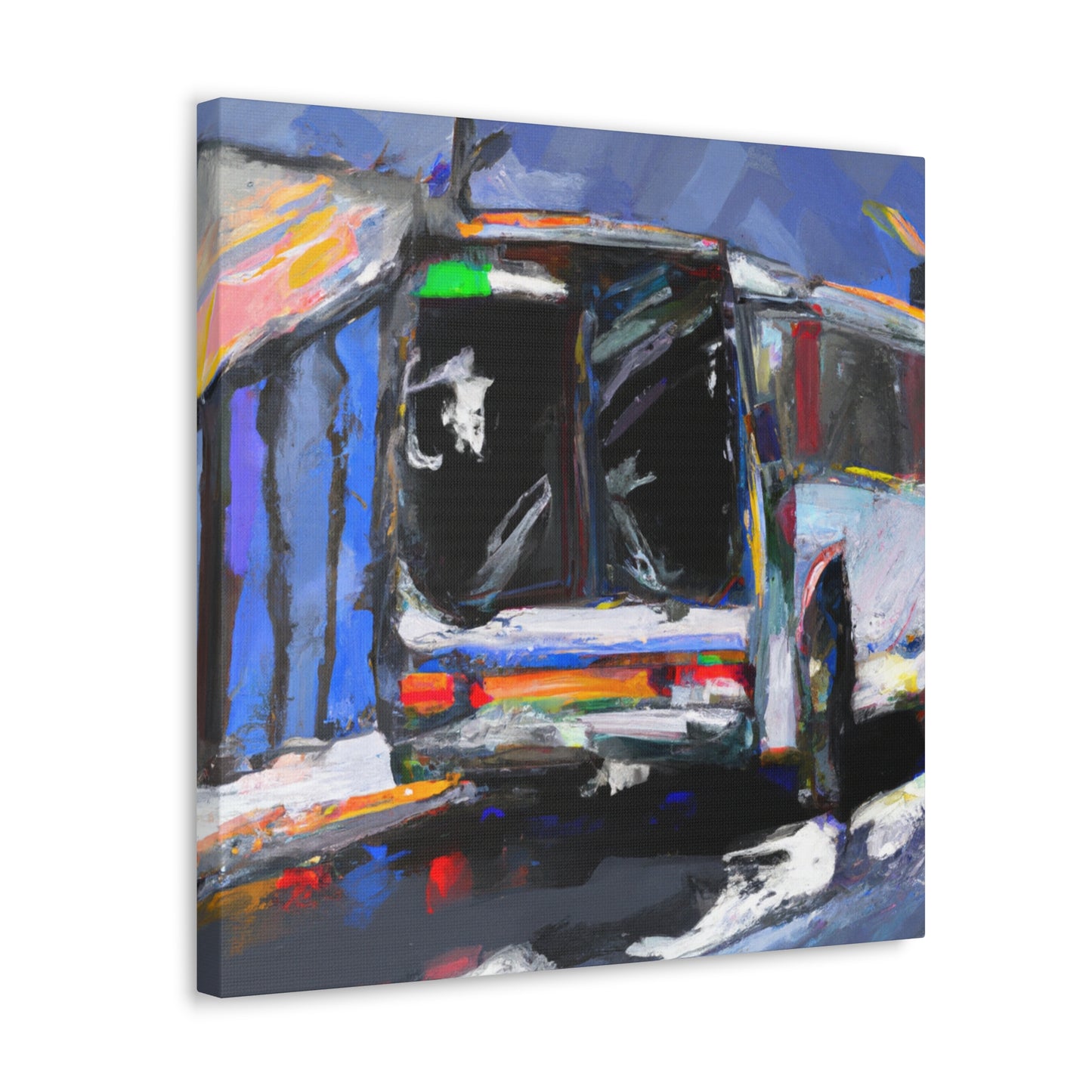 "Bus at Ballyhoo Corner" - Canvas