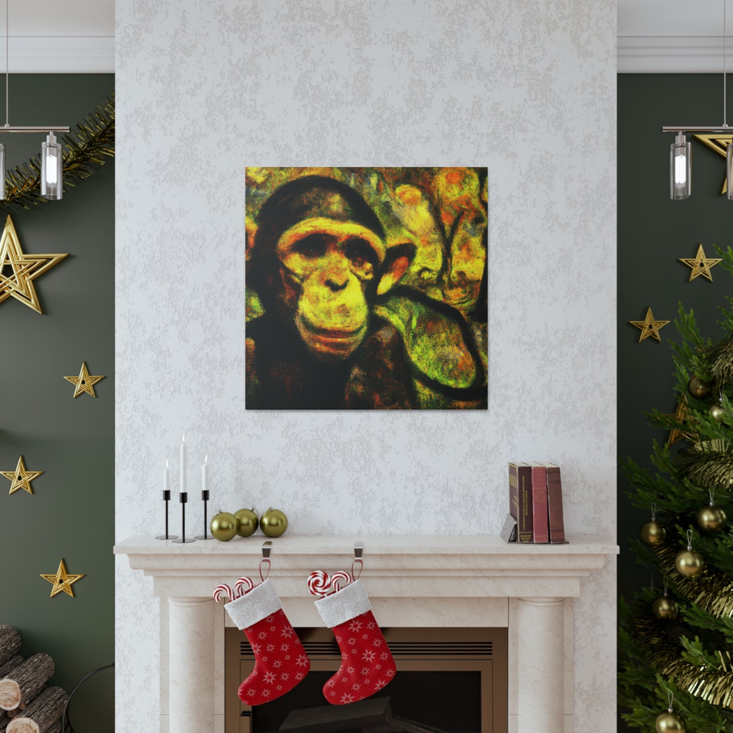 Chimpanzee Dreamscape - Canvas