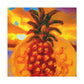 "Pineapple Paradise Scene" - Canvas