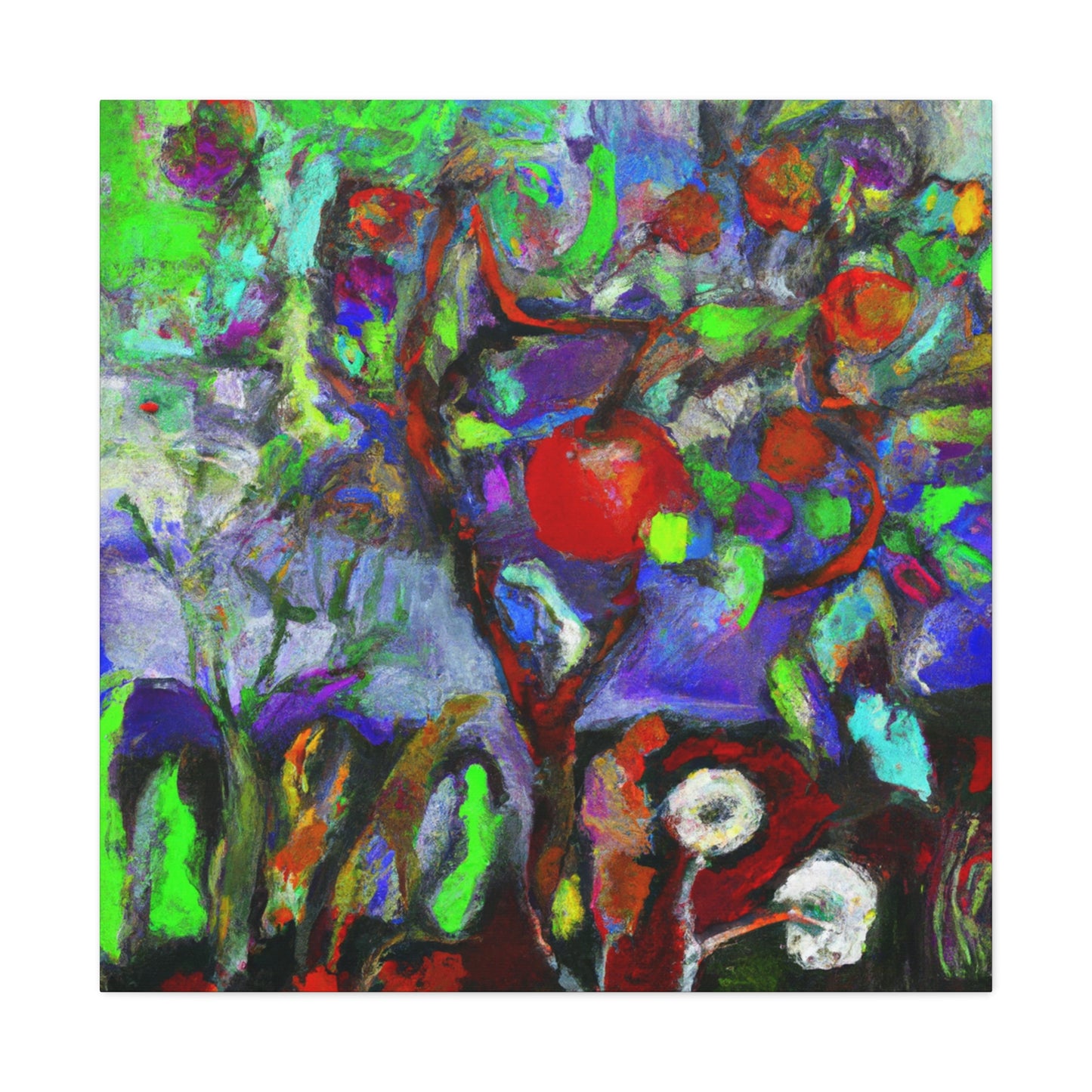 "Apple Tree Abstraction" - Canvas