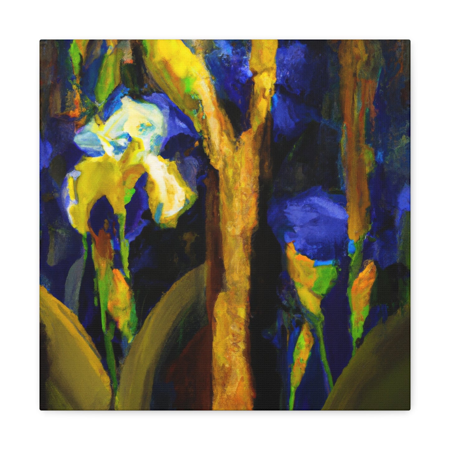 Iris in Abstraction - Canvas