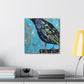 "Starling Aglow in Sky" - Canvas