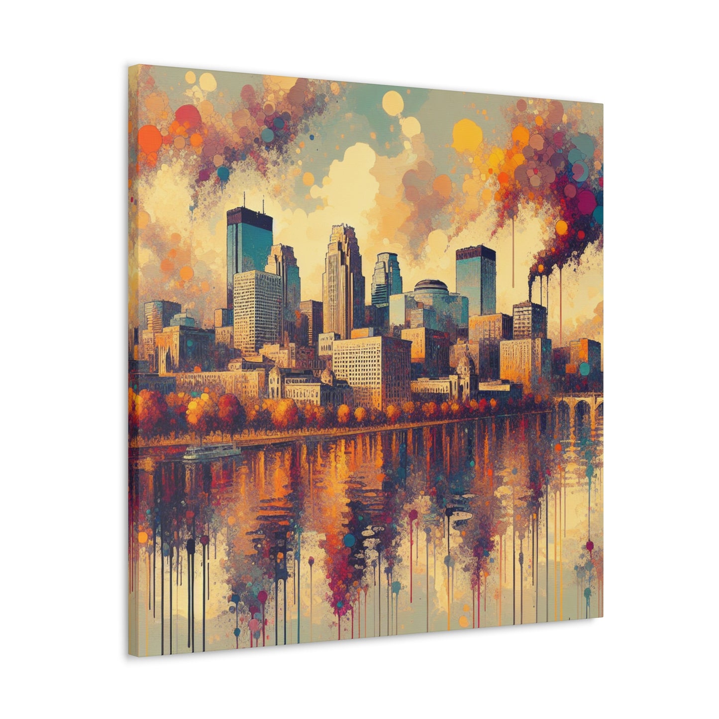 "Enchanting Minneapolis Serenade" - Canvas