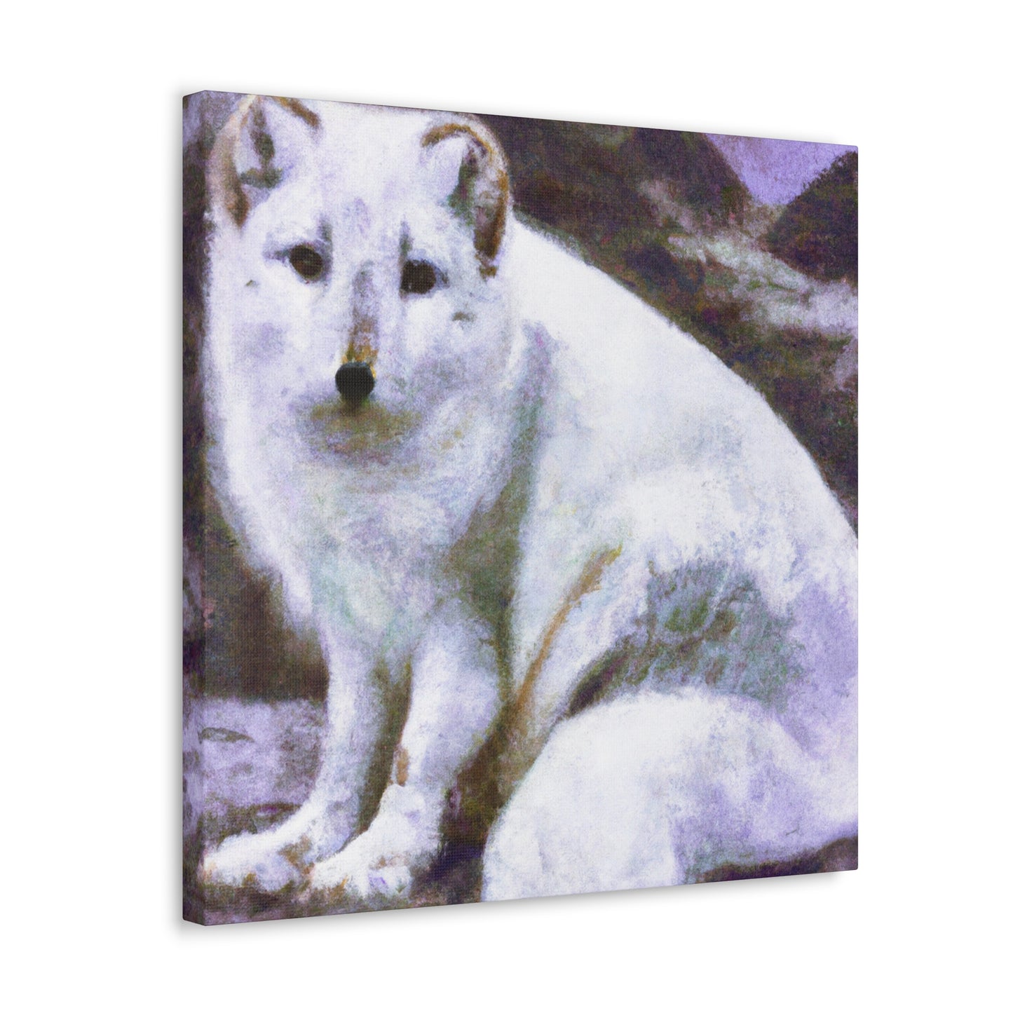 Arctic Fox Enchantment - Canvas