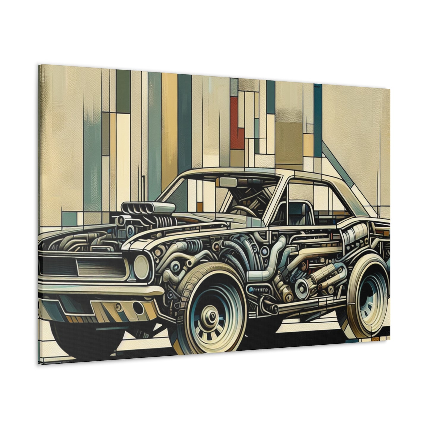 Revving Visions Unleashed - Canvas