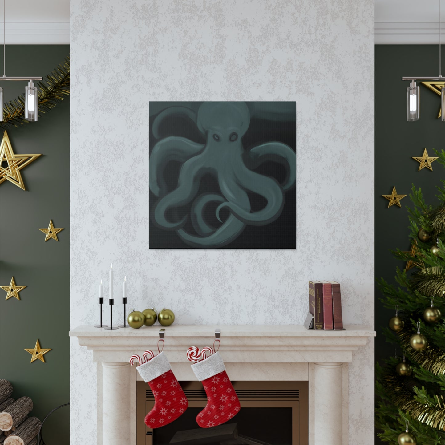 Octopus in Expressionism - Canvas