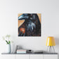 American Crow Realism. - Canvas