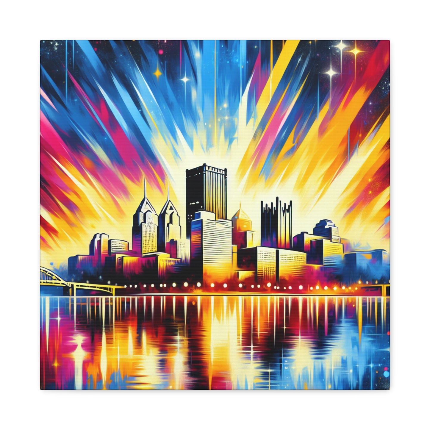 Steel City Symmetry - Canvas