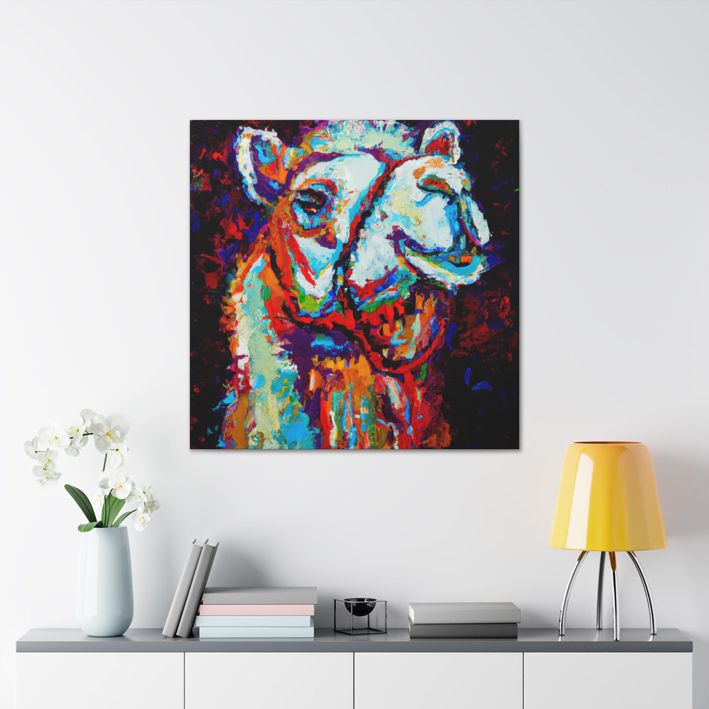 "Bactrian Camel Majesty" - Canvas