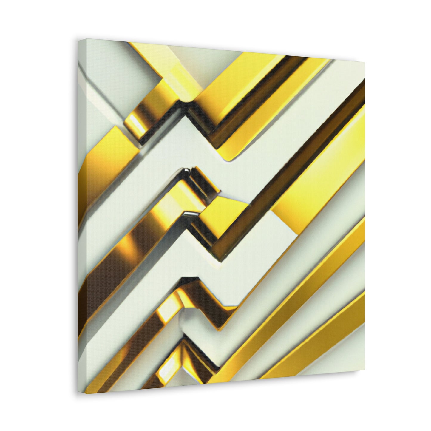 "Gilded Jazz Radiance" - Canvas