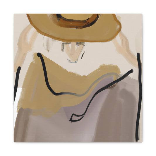 Cowboy Hat Reflection - Canvas