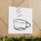 Coffee Cup Minimalism - Canvas