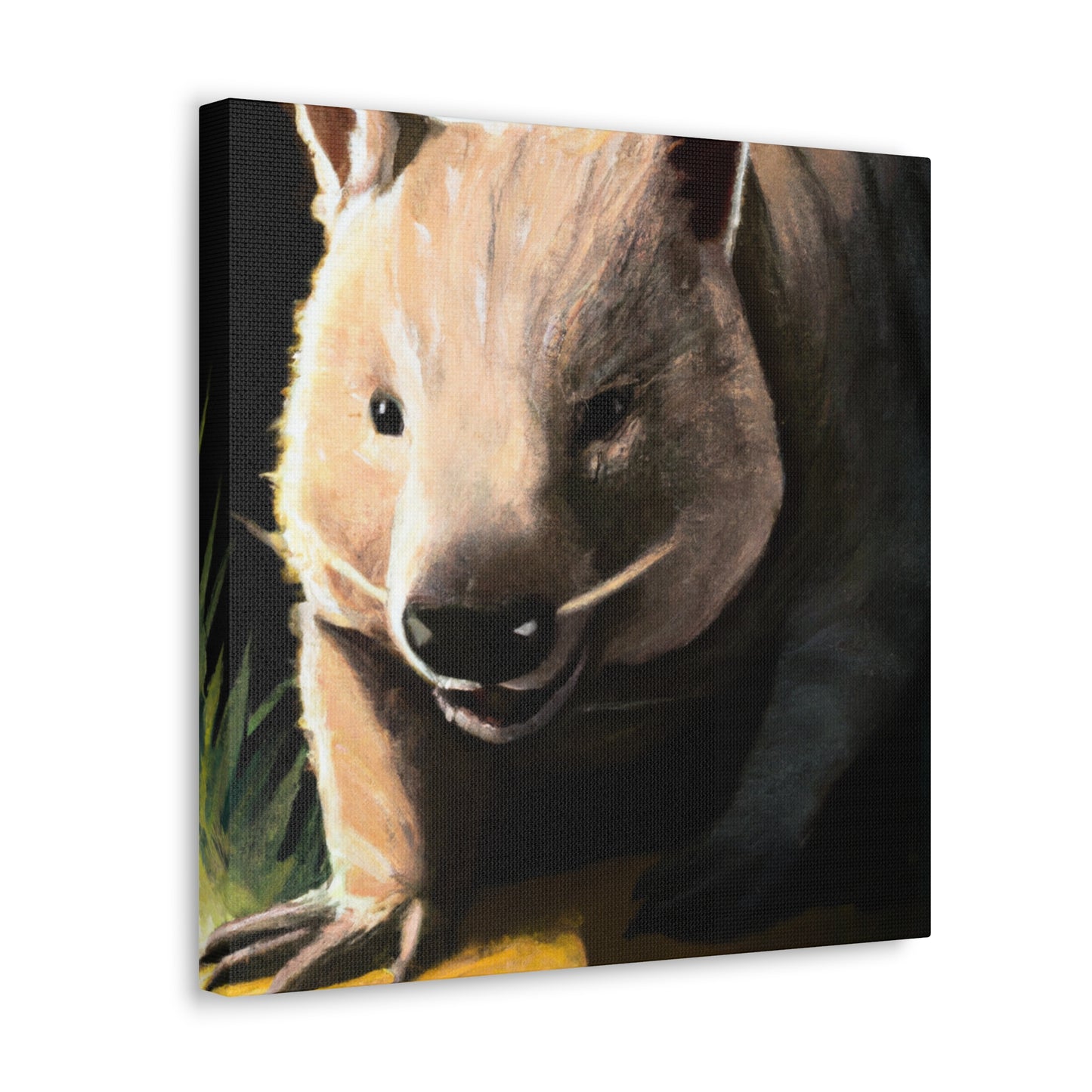 "Wombat in Art Deco" - Canvas