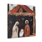 Infant's Midnight Manger - Canvas