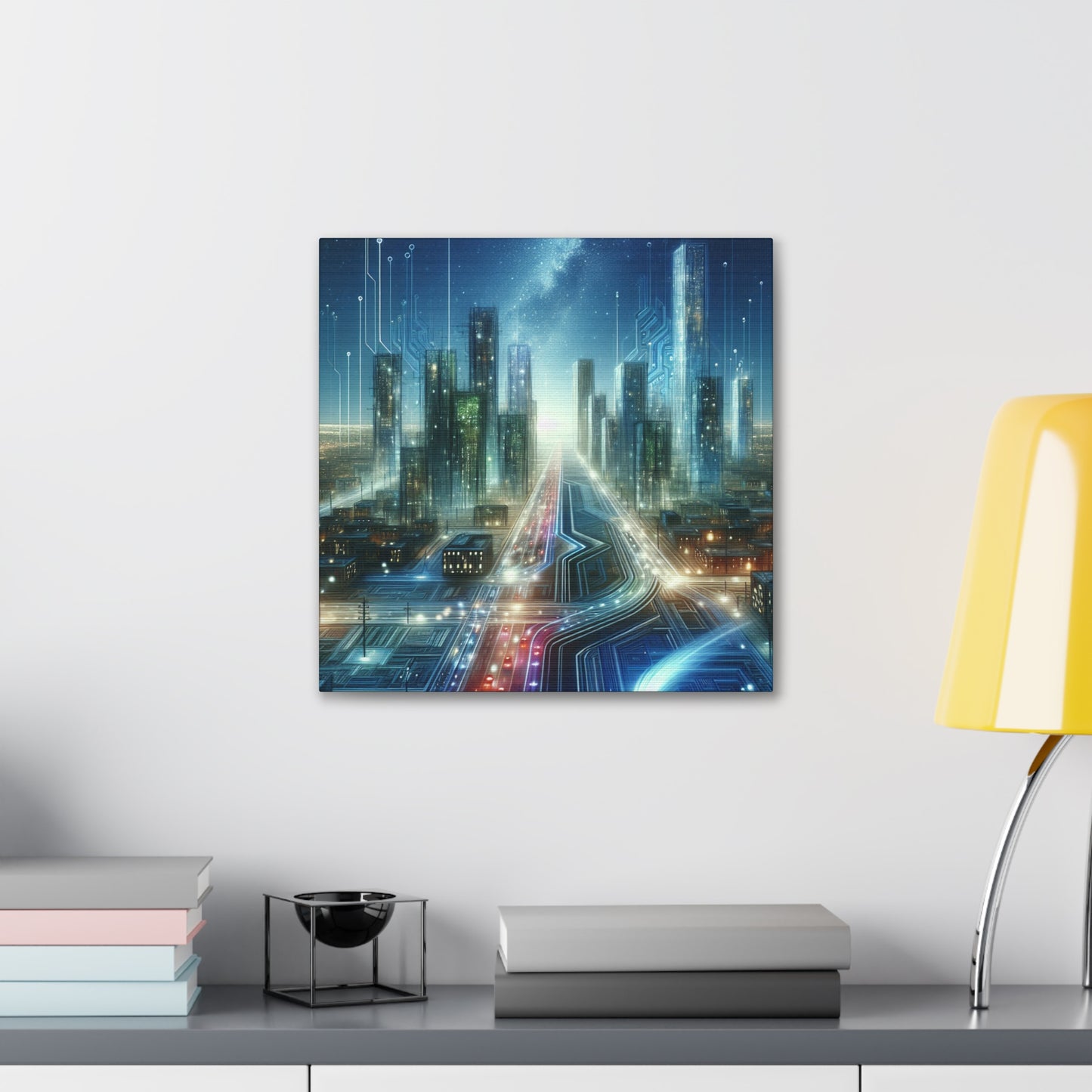 Nighttime Dreamscape Symphony - Canvas