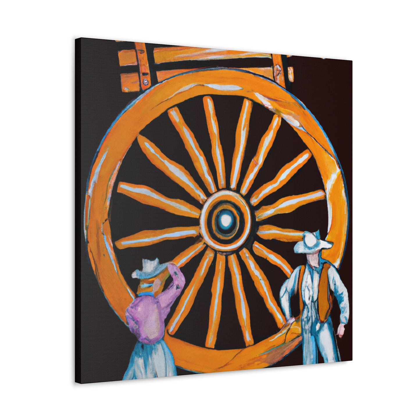 "Wheel of Royal Luxury" - Canvas