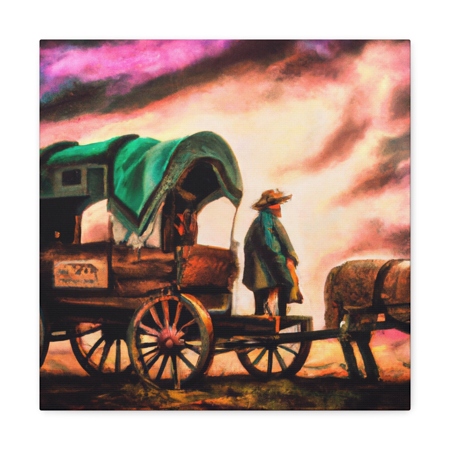 "Chuck Wagon Splendor" - Canvas