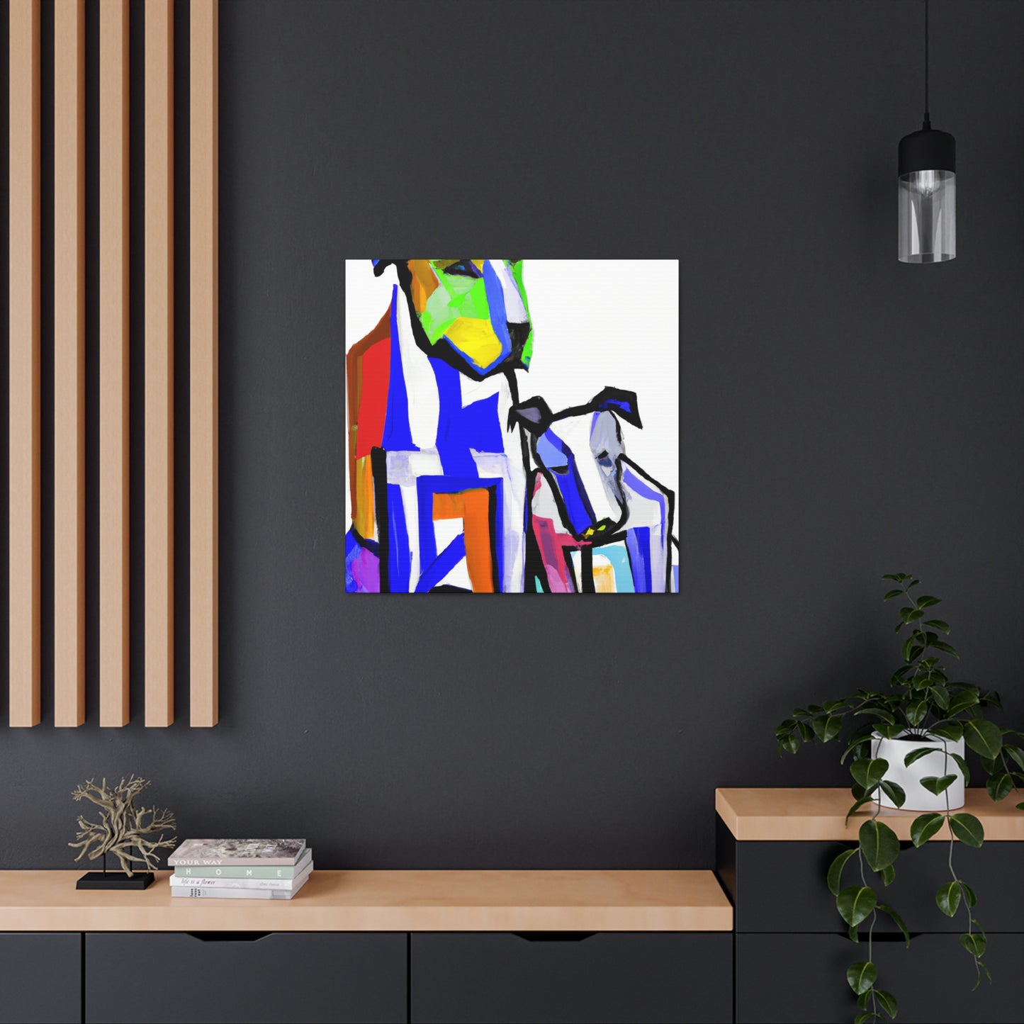 "Great Dane Expressionism" - Canvas