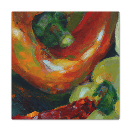 "Peppers in Impressionism" - Canvas