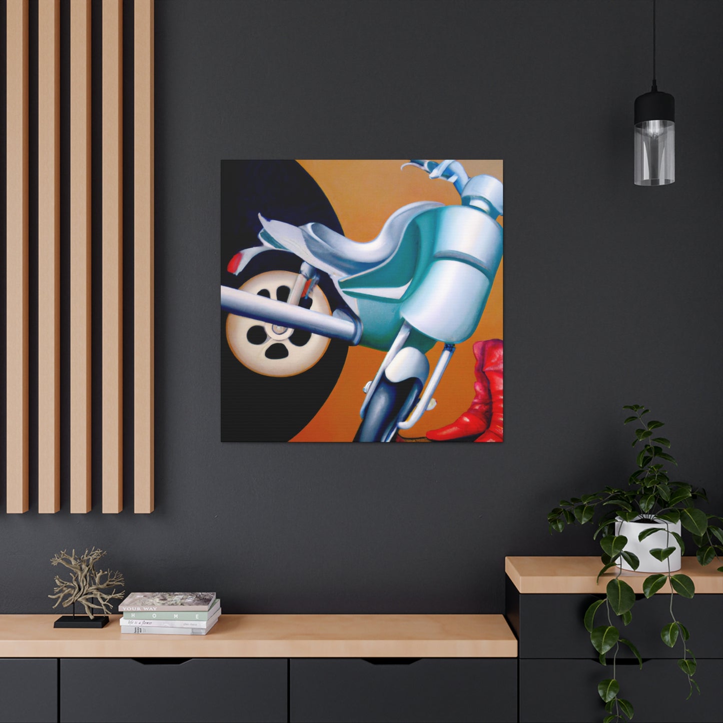 Moto Cycle Dreamscape - Canvas