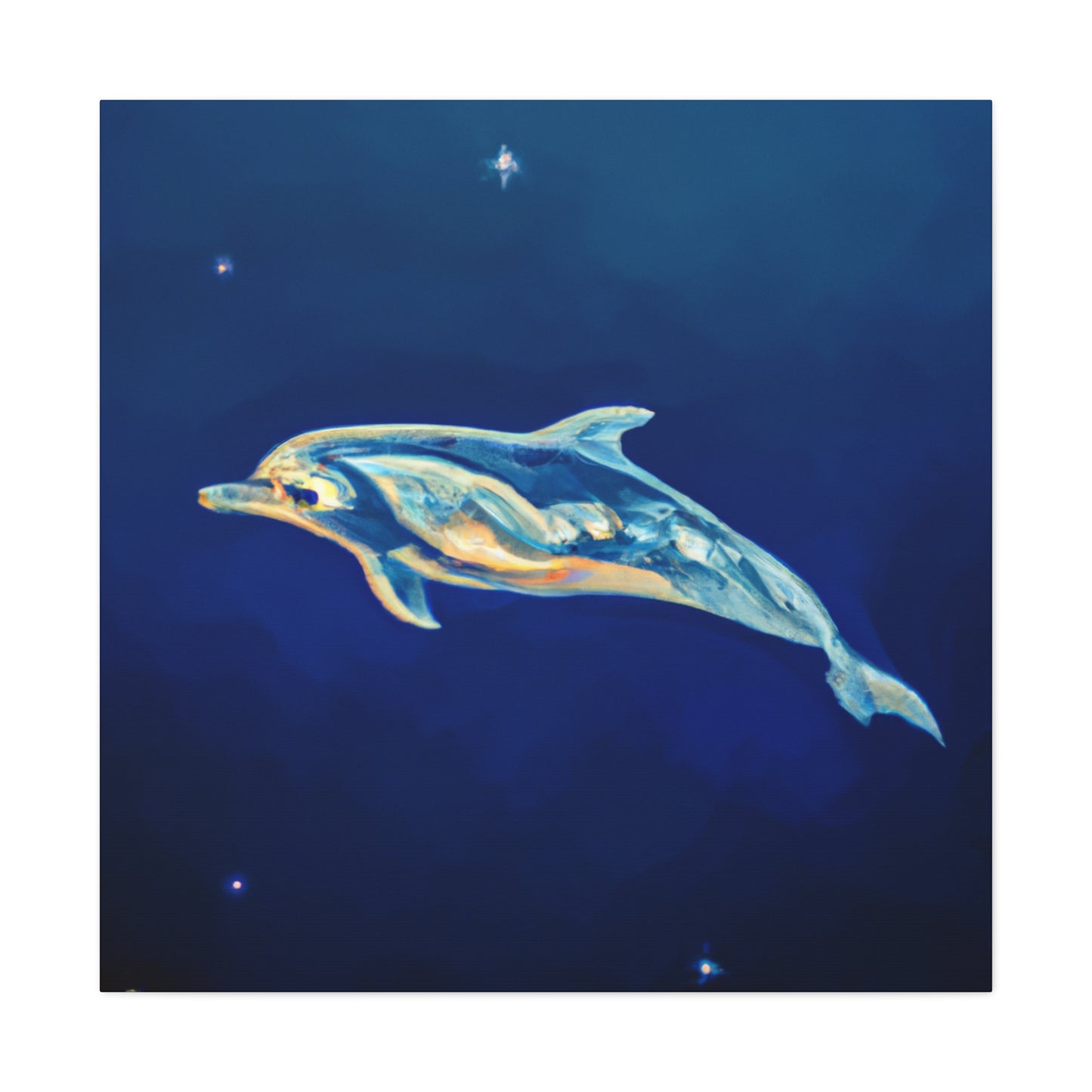 Dolphins in the Sky - Canvas