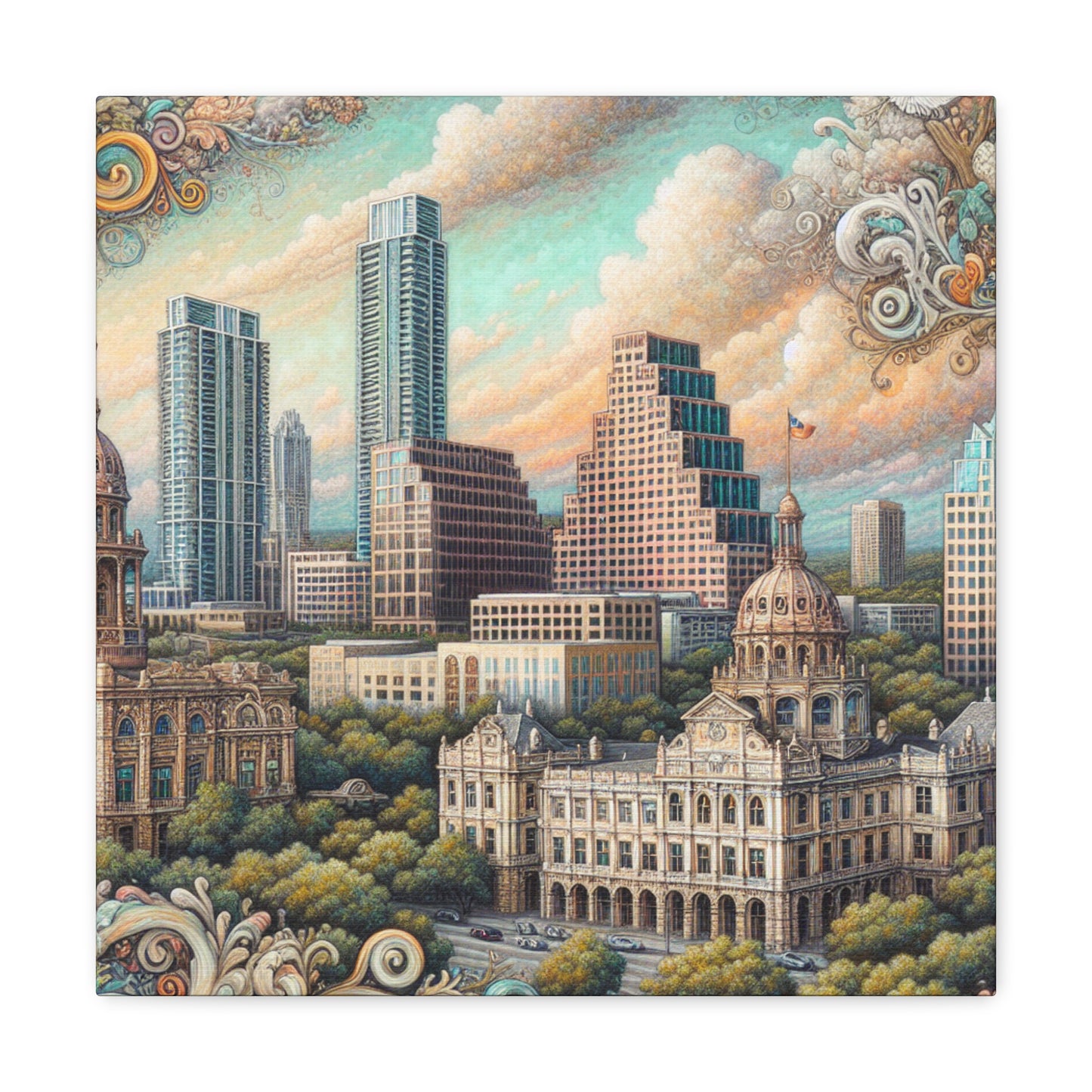 "Texan Renaissance Reverie" - Canvas