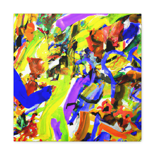 "Expressive Colorful Maize" - Canvas