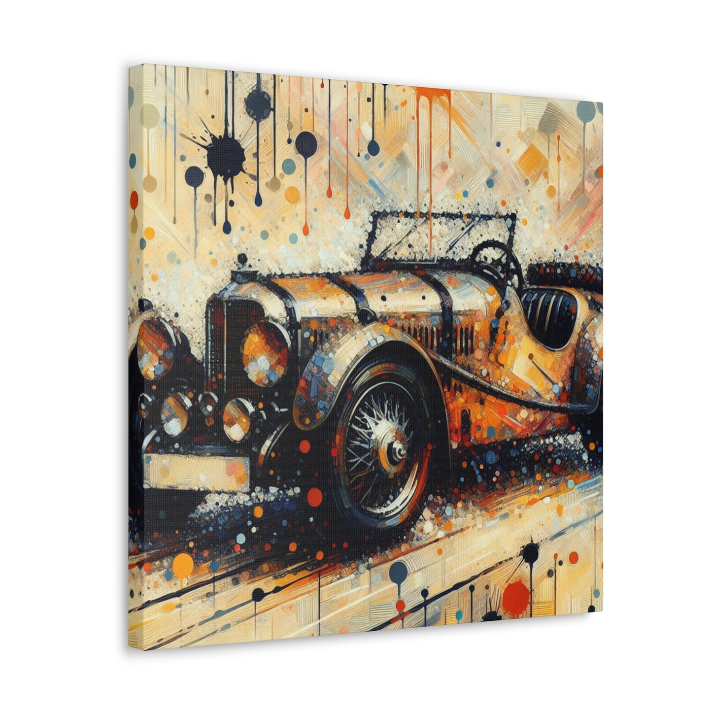 Racing Through Time - Canvas