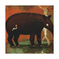 Malayan Tapir Amazement - Canvas