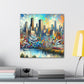 "Urban Dreams Unleashed" - Canvas