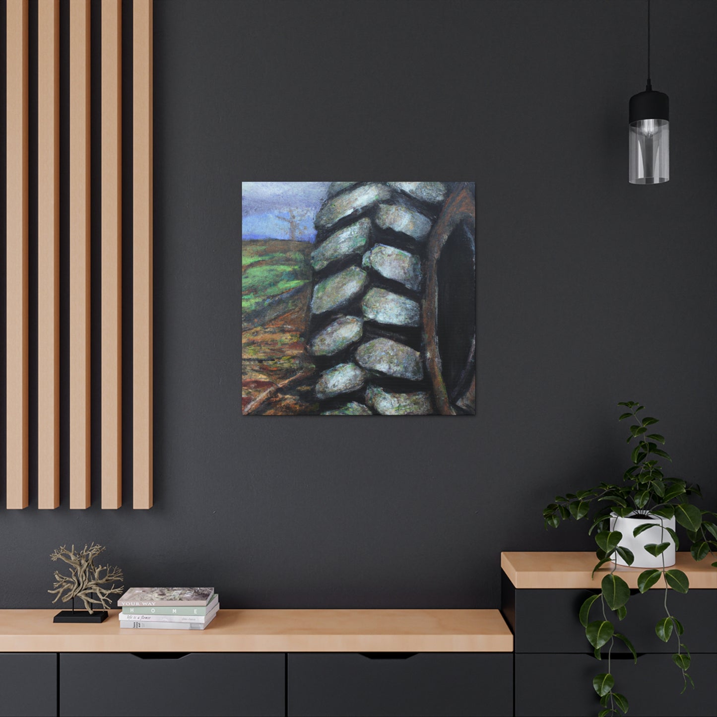 Tire of the Tractor - Canvas