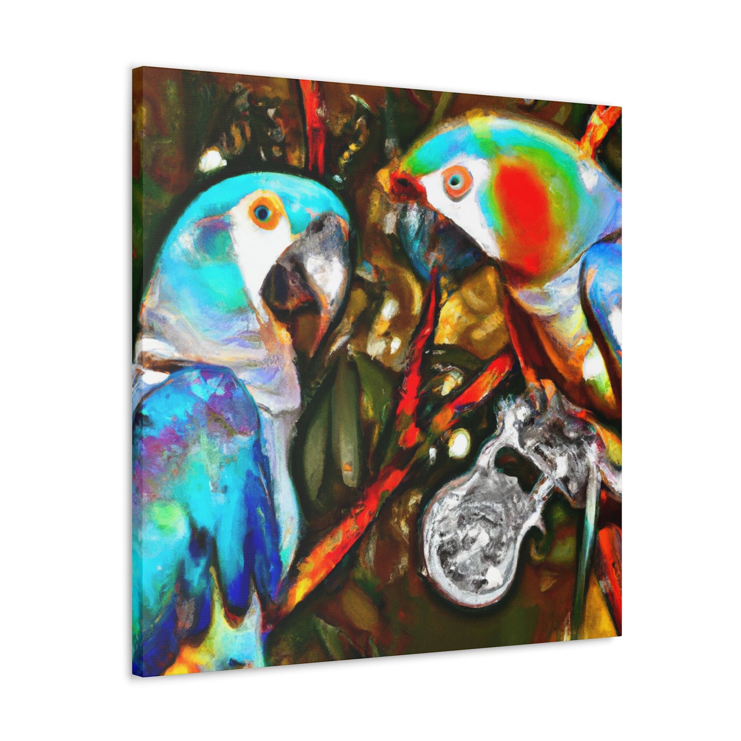 Macaws in Dreamland - Canvas