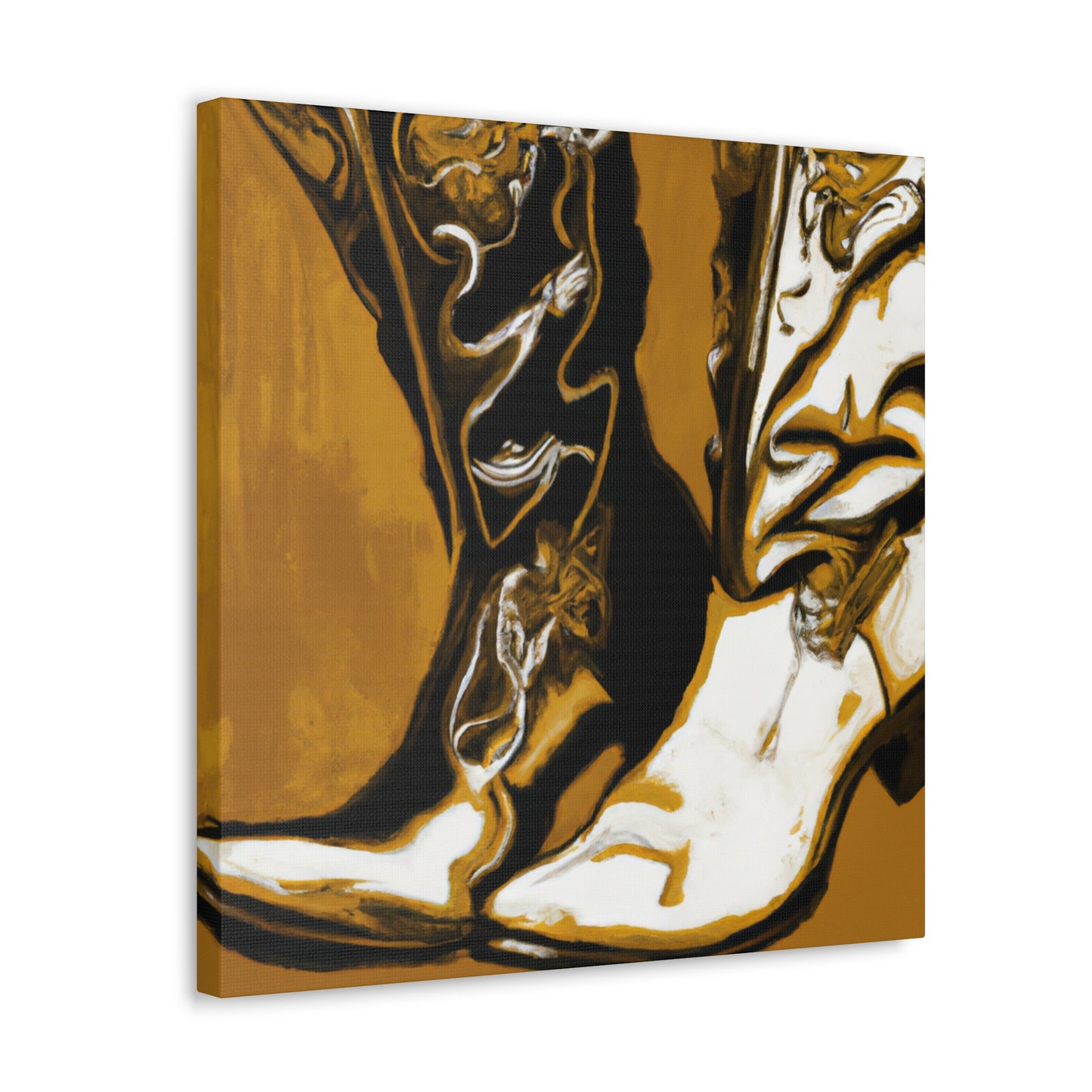 Boots on Baroque canvas - Canvas