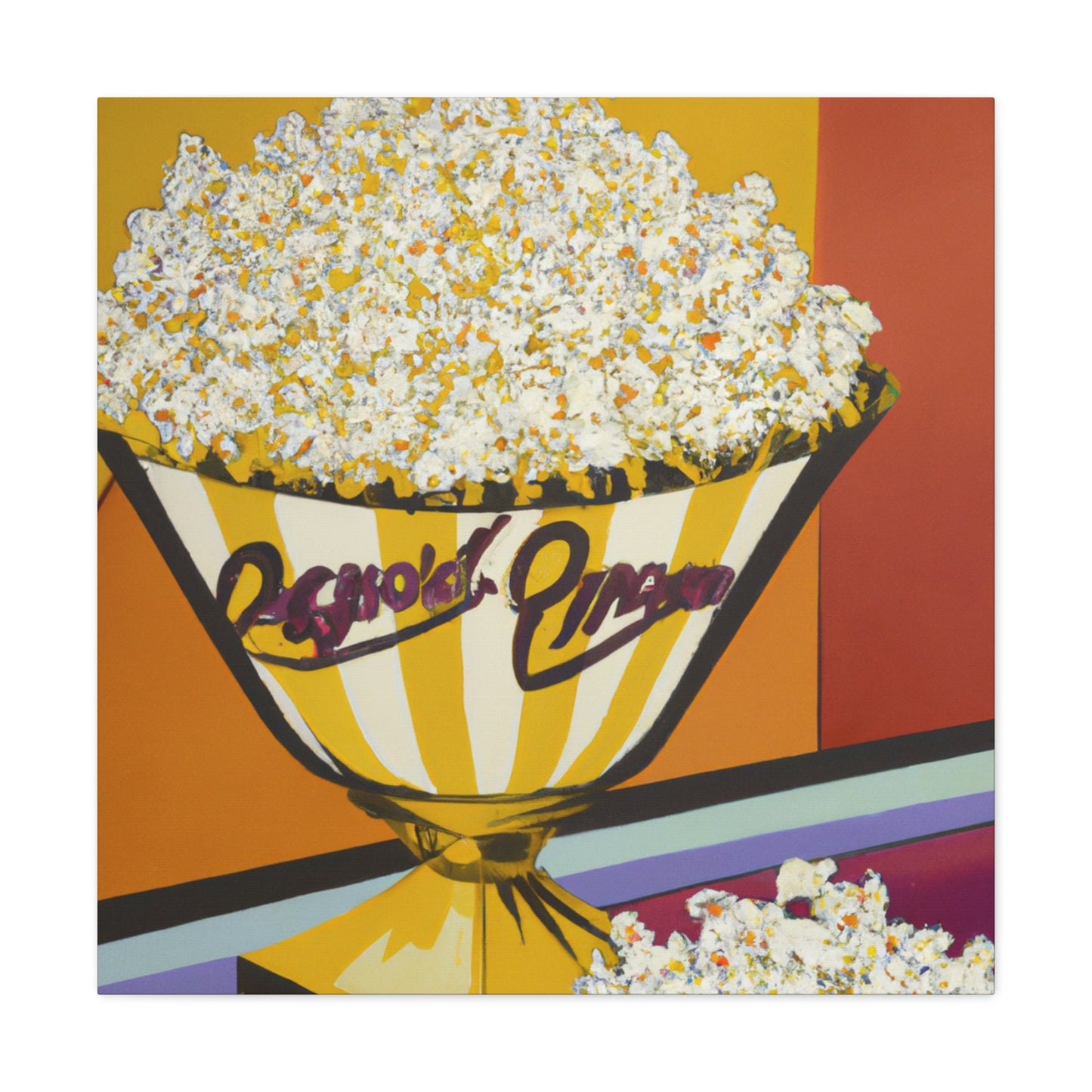 "Popcorn Art Deco Dream" - Canvas