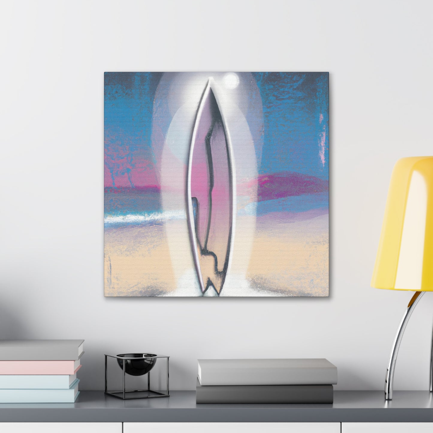 Surfing the Waves Ahead - Canvas