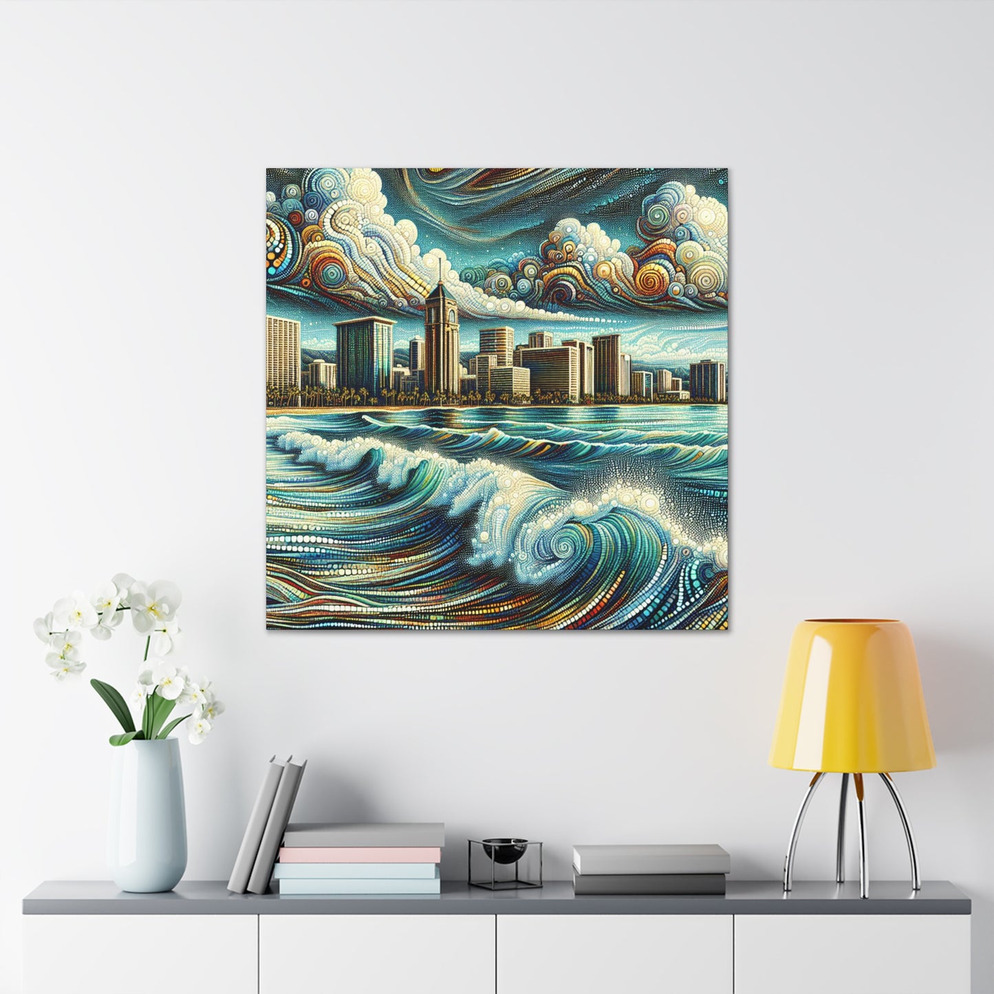 Tropical Dots of Paradise - Canvas