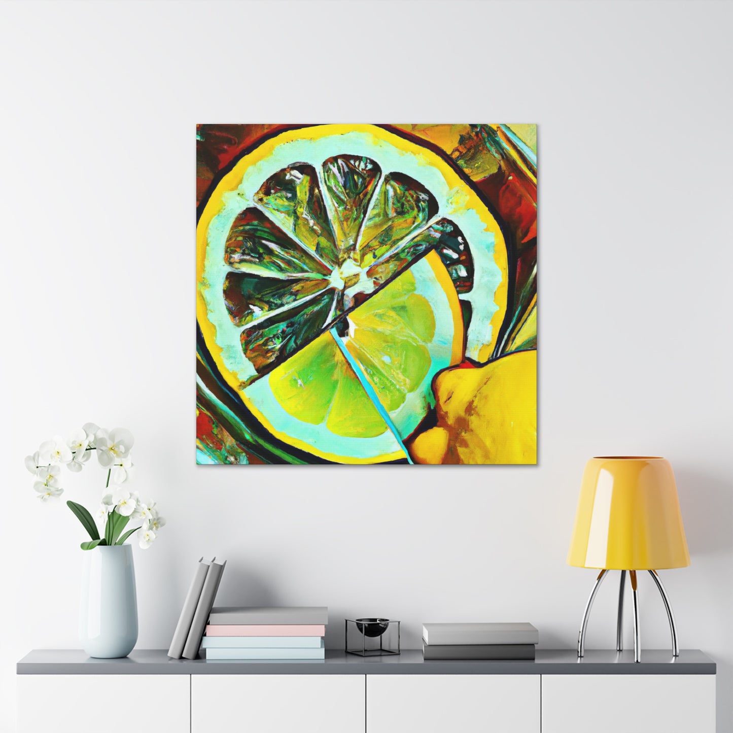 Lemon Sunshine Impression - Canvas