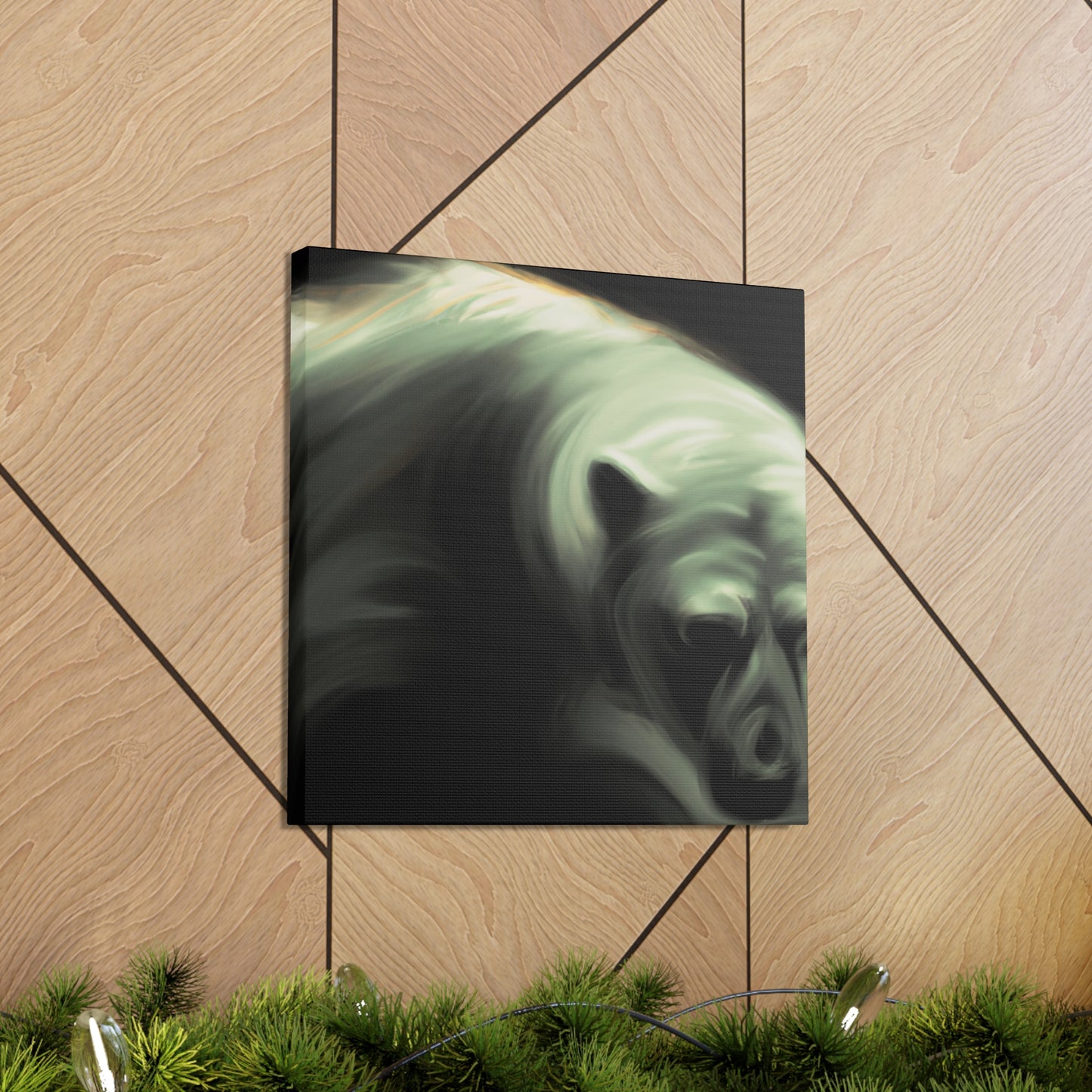 Polar Bear Dreamscape - Canvas