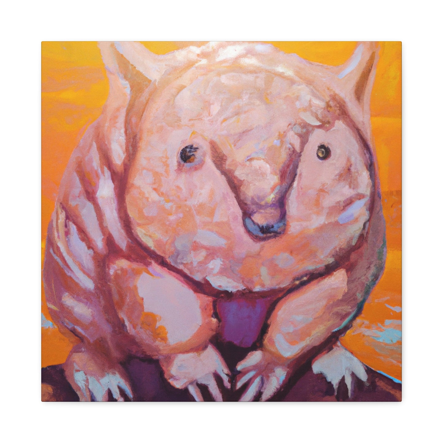 "Wombats in Wonderland" - Canvas